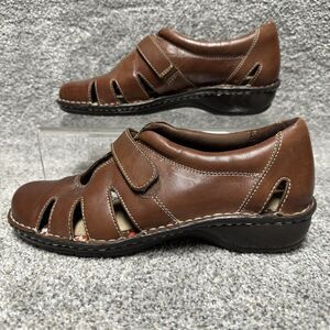 Eurostep Leather Shoes Womens 9.5 Comfort Casual Cutout Chunky Vintage 90s Y2K